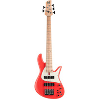 Fodera Emperor 5 Standard Classic 5-струнная электрическая бас-гитара Fiesta Red