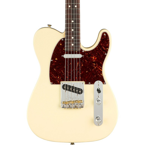 Электрогитара Fender American Professional II Telecaster с накладкой из палисандра, олимпийский белый цвет