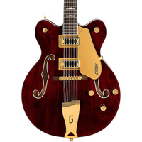 Gretsch Guitars G5422G-12 Электроматическая классическая 12-струнная гитара с полым корпусом и двойной огранкой с золото