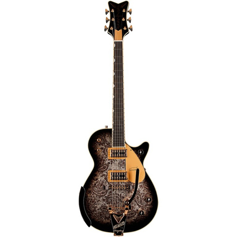 Gretsch Guitars G6134TG Ограниченная серия Электрогитара Paisley Penguin со сквозной струной Bigsby и золотой фурнитурой