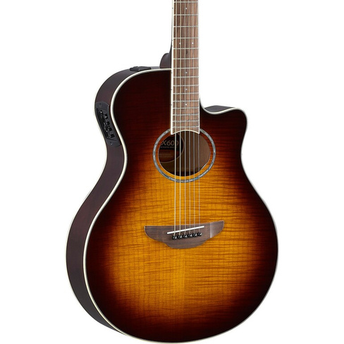 Акустически-электрическая гитара Yamaha APX600FM Табачный коричневый Sunburst