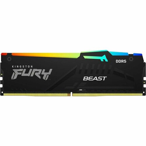 Модуль памяти 32GB DDR5 5600 FURY Beast Black RGB EXPO Kingston