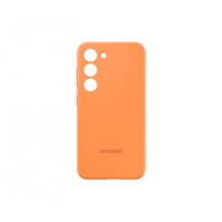 Чехол силиконовый Samsung Silicone Case для Galaxy S23 (Оранжевый)