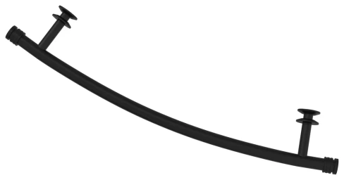 Полка выгнутая ПОЛКА (L - 470 мм) н/ж для ДР "СУНЕРЖА" (Матовый черный) Сунержа