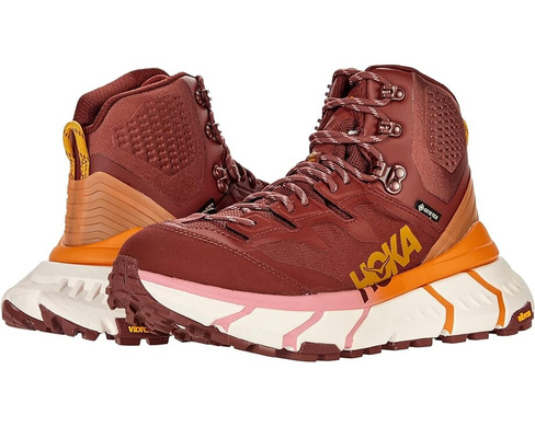 Походная обувь Hoka Tennine Hike GORE-TEX, цвет Cherry Mahogany/Strawberry Ice