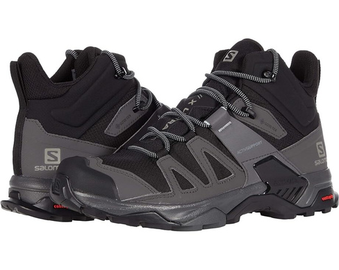 Походная обувь Salomon X Ultra 4 Mid GTX, цвет Black/Magnet/Pearl Blue