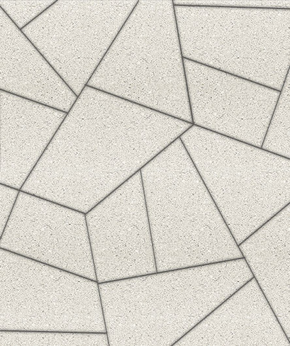Тротуарная плита Мозаика Б.4.Фсм.8 гладкий белый