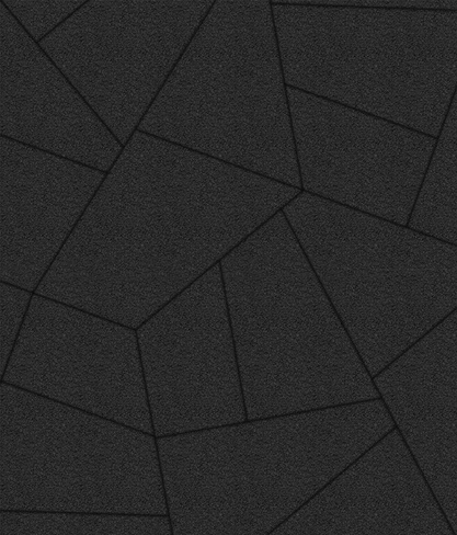 Тротуарная плита Мозаика Б.4.Фсм.8 гладкий черный