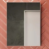 Зеркало-шкаф STWORKI Копенгаген 60 белое, навесное, прямоугольное, белое, в современном стиле Stworki