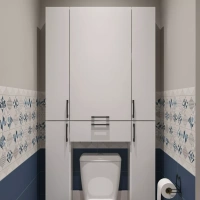 Шкаф DIWO Суздаль 87 для туалета, верхний