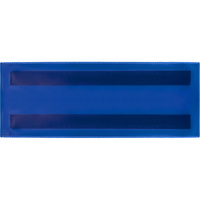 Карман для маркировки магнитный горизонтальный синий 210 x 74 мм (10 штук в упаковке)
