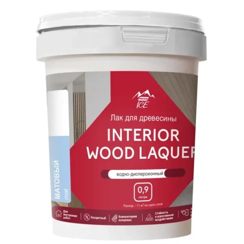 Лак для мебели акриловый Parade Interior Wood Laquer цвет прозрачный матовый 0.9 л PARADE None