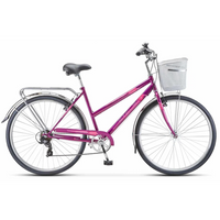 Городской велосипед STELS Navigator 355 V 28" Z010 (2024) пурпурный 20" (требует финальной сборки)