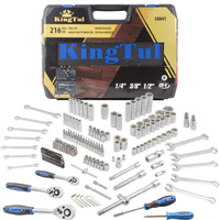 Набор инструментов KingTul 216пр. 1/4", 3/8", 1/2" (6гр.) KT-38841(50523)