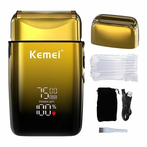 Электробритва для бритья головы Kemei TX10