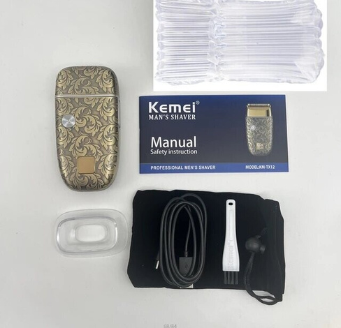 Электробритва для бритья головы Kemei TX12