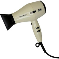 Фен компакт jRL Professional для сушки и укладки волос белый 1800W Feather 3660 JRL