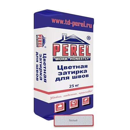 Белая затирочная смесь Perel RL 25 кг