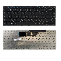 Клавиатура для ноутбука Samsung NP355V4C, 355V4C-S01, NP300E4A Series. Плоский Enter. Черная, без рамки. PN: BA75-04105C