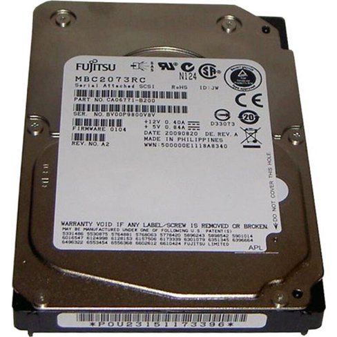 Жесткий диск Fujitsu 73GB SCSI SAS 15K (MBC2073RC) (used)