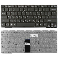 Клавиатура для ноутбука Sony Vaio SVE14A Series. Плоский Enter. Чёрная, без рамки. PN: 9Z.N6BBF.D0R TopON