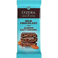 О'zera Milk chocolate with Almonds salt caramel 90г/Озерский Сувенир KDV