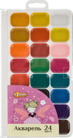 Краска для рисования №1 School Краски акварельные Фея 24 цвета