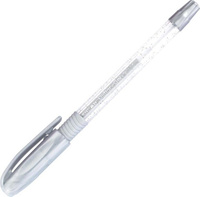 Ручка Pensan Ручка гелевая неавтоматическая Glitter Gel серебристая