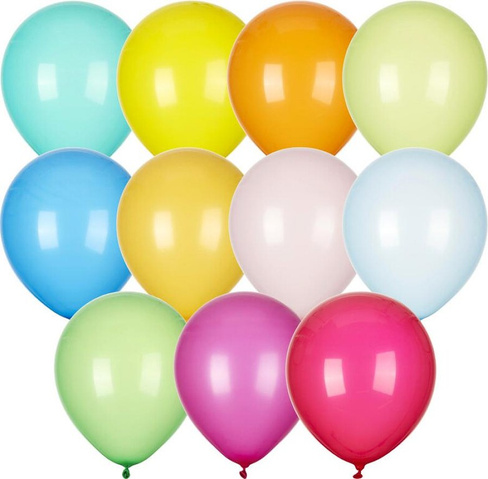 Товар для праздника Пати Бум воздушные шары Набор шаров Пастель 30 см (50 штук в упаковке)