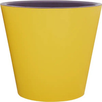 Декор/украшение InGreen Горшок для цветов London желтый/фиолетовый (23х23х20.8 см)