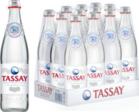 Вода Tassay Вода питьевая природная негазированная, 12 шт х 0,5 л