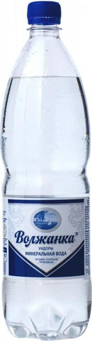 Вода Волжанка Вода минеральная газированная в пластиковой бутылке 1 л