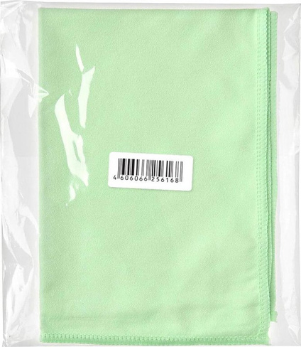 Товар для уборки HQ Profiline Салфетки хозяйственные микроволокно 40х30 см 170 г/кв.м зеленые 2 штуки в упаковке