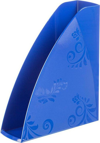 Другие канцтовары Комус Вертикальный накопитель 85 мм Art Deco пластиковый синий