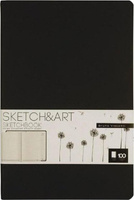 Альбом Bruno Visconti Скетчбук Sketch&Art original 140х210 100 листов (черный)