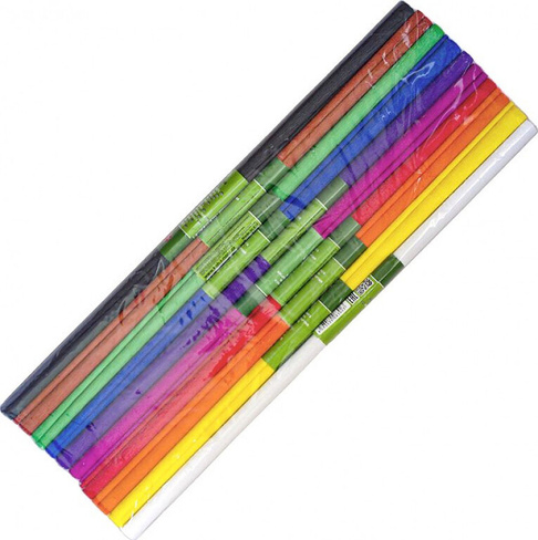 Цветная бумага Koh-I-Noor Набор креповой бумаги в рулоне, 2000 х 500 мм, 10 цветов