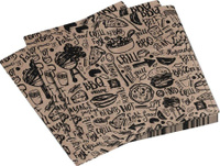 Бумажные полотенца ND Play Салфетки для сервировки Крафт бумажные 33x33 см разноцветные 20 штук в упаковке