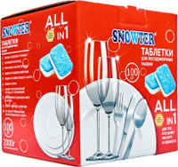 Бытовая химия Snowter средство для мытья посуды Таблетки для посудомоечных машин