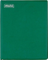 Бумажная продукция Attache Бизнес-тетрадь А5 240л, на кольцах,зеленый, обложка ПВХ