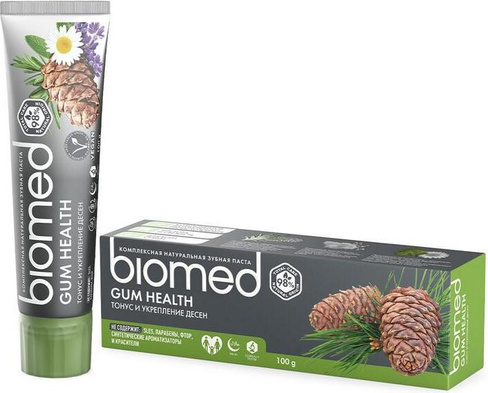 Гигиена полости рта Biomed Зубная паста "Gum Health", тонус и укрепление десен, 100 г