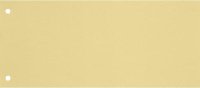 Папка/конверт Комус Разделитель листов картонный 100 листов желтый (105x240 мм) 4690432004026