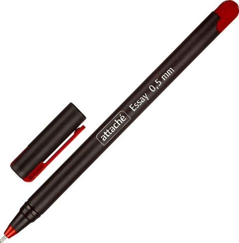 Ручка Attache Ручка шариковая Essay красная (толщина линии 0.5 мм)
