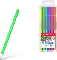 Ручка Erich Krause Набор ручек капиллярных 6 цветов Neon