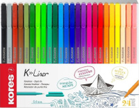 Ручка Kores Набор линеров 24 цвета (толщина линии 0.4 мм)