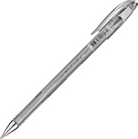 Ручка Crown Ручка гелевая одноразовая серебристая (толщина линии 0.7 мм)