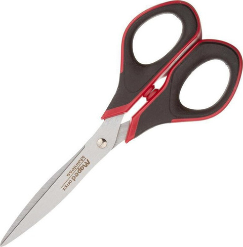 Ножницы бытовые Maped Ножницы Advanced Gel 170 мм пластиковые симметричные ручки с гелевыми вставками черные/красные