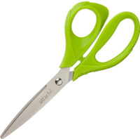 Ножницы бытовые Attache Ножницы Spring 175 мм с пластиковыми анатомическими ручками салатового цвета