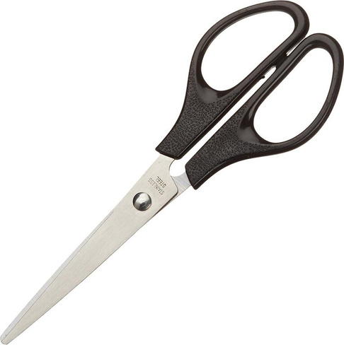 Ножницы бытовые Attache Ножницы 169 мм с пластиковыми симметричными ручками черного цвета