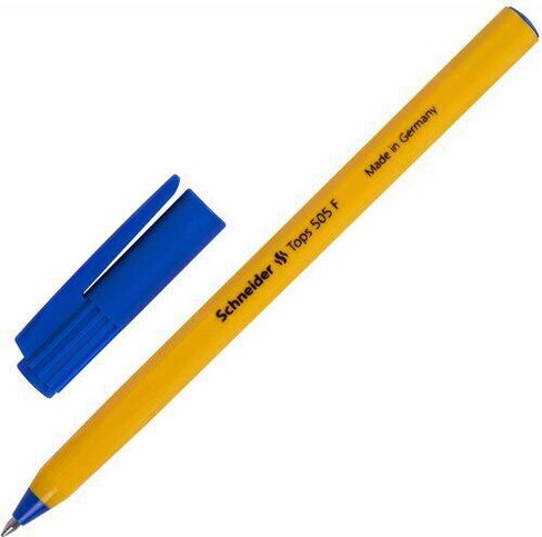 Ручка Schneider Ручка шариковая одноразовая Tops 505 F синяя (толщина линии 0.3 мм)