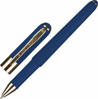Ручка Bruno Visconti Ручка шариковая Monaco, темно-синий корпус, узел 0,5 мм, линия 0,3 мм, синяя, 20-0125/07